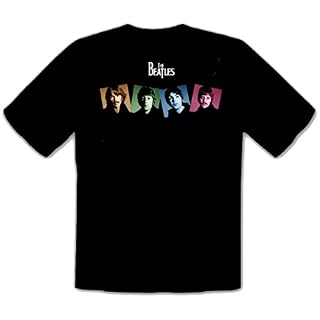 The Beatles Musik Fun T-Shirt – 257 -SW - Les Beatles, Paul McCartney, John Lennon, RIngo Starr, George Harrison