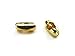 100 CleverDelights Ball Chain Clasps - Gold - For 1.5mm Ball Chains - Metal Bead Chain Connector Clasps