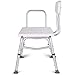 Giantex Tub Transfer Bench Shower Chair Bath Seat for Elderly W/Adjustable Arm,Back and Leg Height for Medical Bathroom Bathtub Stool Chair Shower Seat Bench