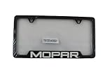 Genuine Mopar A66892842N Black License Plate Frame