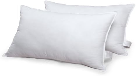 Newpoint 180 Thread Count Gel Fiber Filled 2-Pack Bed Pillow, King