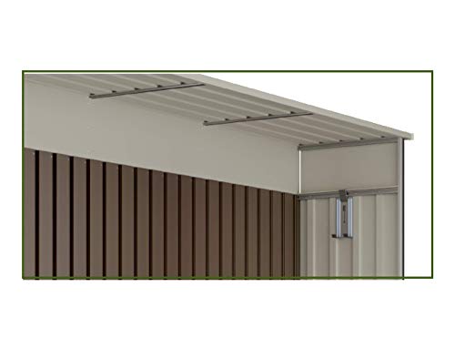 HOGGAR ÖREBRO 8,96 m2 Abris de Jardin. Tolle galvanisée. 333 x 269 x 189 cm. Porte de 117 x 162 cm