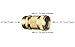 GORILLA EASY CONNECT Garden Hose Quick Connect Fittings. ¾ Inch GHT Solid Brass. (4)