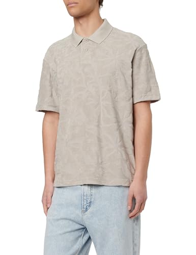 Boss Polo da Uomo, Open Grey 070, S