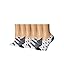 Converse Women's 6-Pack Made for Chucks Space Dye Stripes and Dots White/Black 9 - 11