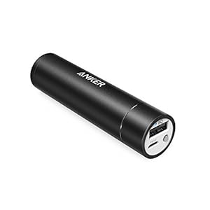 Anker PowerCore+ Mini 3350mAh Externer Akku Power Bank Ladegerät mit PowerIQ für iPhone 7 6s, 6, 5s, Galaxy S7, S7 Edge, S6, S5, S4, S3, S3 mini, Nexus und andere Smartphones (Schwarz)