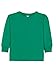 RABBIT SKINS Toddler 100% Cotton Fine Jersey Long Sleeve Tee, Kelly, 2T