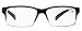 Eyekepper Spring Hinges Vintage Reading Glasses Men Readers Black-Clear Frame