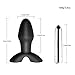 Male Vibrating Prostate Massager 10 Vibration Modes for Anal Pleasure, Waterproof Silicone Prostate Stimulator Rechargeable Anal Butt Plug Vibrator Sex Toy for Men, Women & Couples