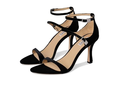 Badgley Mischka's Valencia Heeled Sandal, Black, 9.0