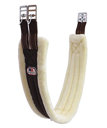 Majestic Ally Mink Fleece Padded Girth