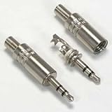 3.5mm Metal Stereo Plug Metal Housing w/Spring Wire