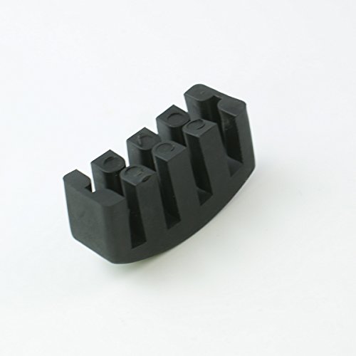 Ultra Heavy Rubber Practice Mute for 3/4 - 4/4 Cello ,Black - Thumbnail 2