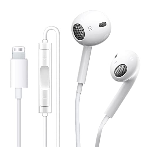 Apple Earbuds Headphones with Lightning Connector【Apple MFi