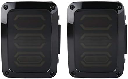2 Pcs 4th Generation Taillight Waterproof Rhombus LED Tail Lamps for Jeep for Wrangler Plug & Play LED Car Rear Taillights