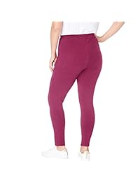 Leggings de algodón elástico para dama, talla grande