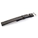 VIMVIP 20mm Genuine leather Band Strap for Motorola Moto 360 2nd Gen Smart Watch 42mm Samsung Gear S2 Classic (Black)
