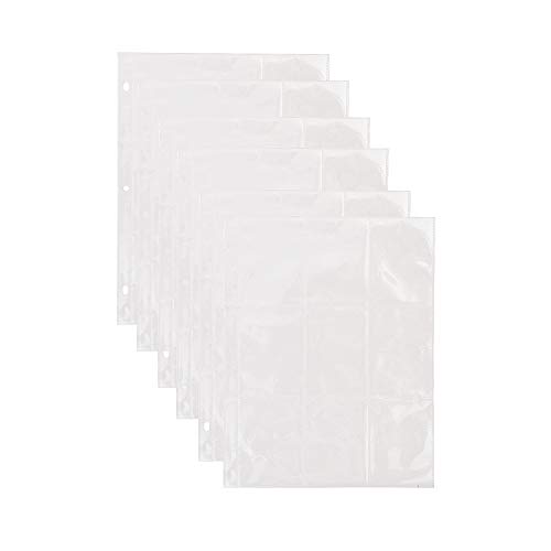 image for WeLiu Baseball Card Sleeves Trading Card Pages Sleeves Coupon Binder P