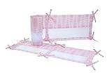 Carter's Sea Collection Secure-Me Crib Liner, Pink