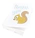 Blank Thank You Cards and Envelopes, 6 Squirrel Designs (4 x 6 In, 48 Pack)