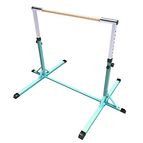FBSPORT Gymnastics Bar for Kids，Adjustable Height Gymnastic Horizontal Bars,Junior Training Bar