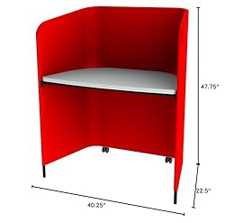 Learniture Workstation Privacy Carrel Study or Work