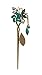 Totoroforet Chinese Traditional Jasmine Flower Rhinestones Vintage Bronze Hairpin/ Hair Stick Turquoise
