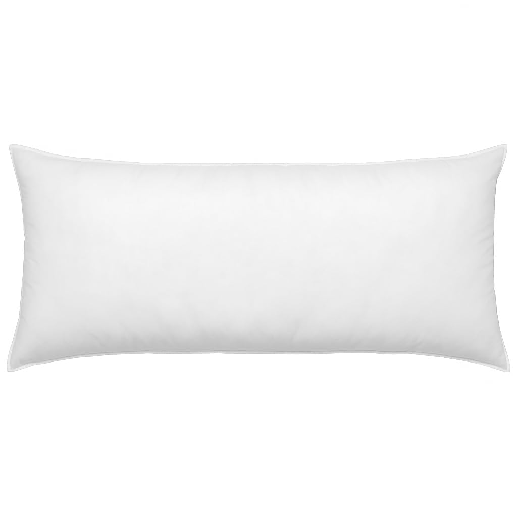 Riva Paoletti Hollowfibre Cushion Pad Insert Inner- Rectangular Shape - 100% Polyester Filling - Double Stitched Edges - 40 x 50cm - Designed in the UK