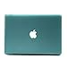 HDE Plastic Hard Case and Keyboard Cover for MacBook Pro 13 (Non Retina) Snap On Protective Hard Shell Seafoam Green Design Fits Old Macbook Pro 13 Inch Model A1278 with CD Drive (Seafoam Green)