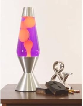 Amazon ラバライト Lava Light Lamp ラバランプ Lサイズ Yellow Wax Purple Liquid Silver Base 5225 16 3インチ アメリカン雑貨 Choppers フロアスタンド ランプ 通販