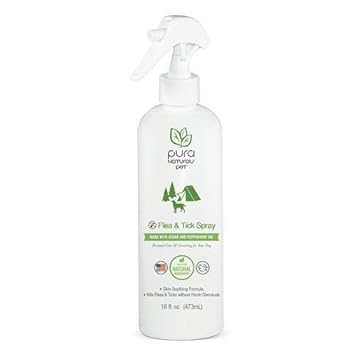 PawsnCollars Flea & Tick Spray for Dogs - 473 ml / 16 Oz.