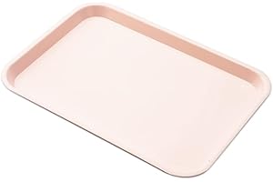 DENTIMICA Dental Flat Instrument Set-Up Tray Size F Mini Autoclavable Size F Plastic Trays (Pink)