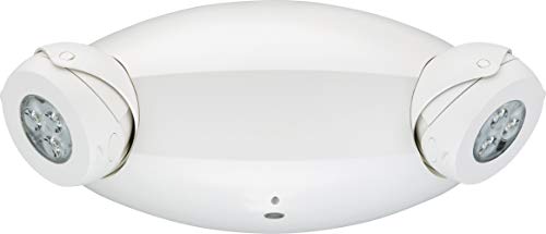 Lithonia Lighting ELM6L UVOLT LTP SDRT LED Adjustable Emergency Sign, 1100 lumens, 5.3 Watts,  White