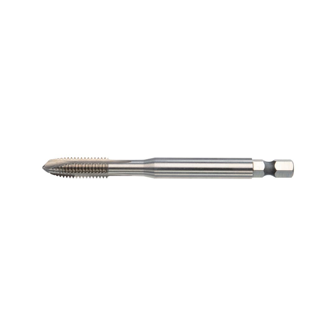 VÖLKEL HexDrive Machine Tap (Hex Socket) 1/4 Inch Bit, HSS-E, M8, DIN371, Form B, Metric Thread, Through Hole, Tap Cutter