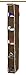 Simple Houseware 10 Shelves Hanging Shoes Organizer Holder for Closet, Brown
