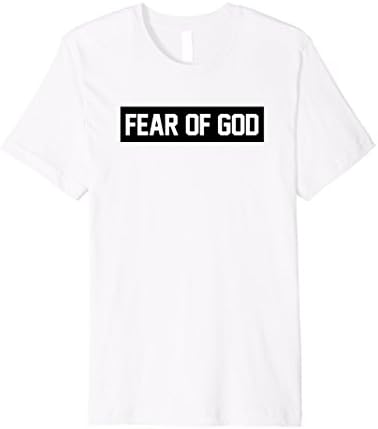 Mens Fear of God Premium T-Shirt Large White