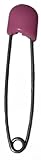 Plastic Head, Stainless Steel, Very Sharp Diaper Safety Pins for Adults - Pink