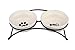 MushroomCat Cat Feeder-Metal Raised Elevated Food Water Double Ceramic Bowls-Raised Pet Dish(Beige)