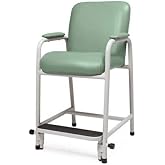 Lumex Everyday Hip Chair with Adjustable Footrest for Hip or Knee Surgery Recovery, Jade