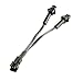 Y Splitter EL Wire Quick Connect. Package of 4