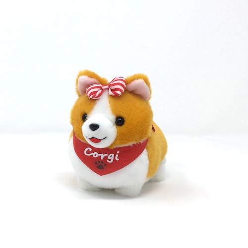 amuse corgi plush
