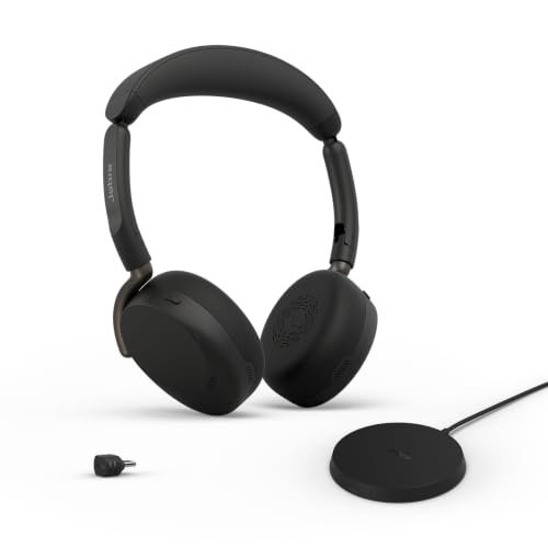 Jabra Evolve3 65 Flex kabelloses Bluetooth-Headset mit Mikrofon, UC, USB-C