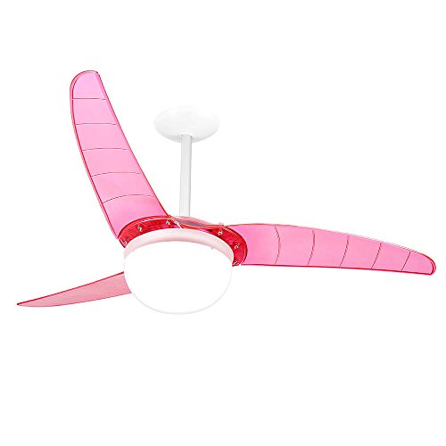 Ventilador de Teto Spirit 302 Rosa Neon 127V