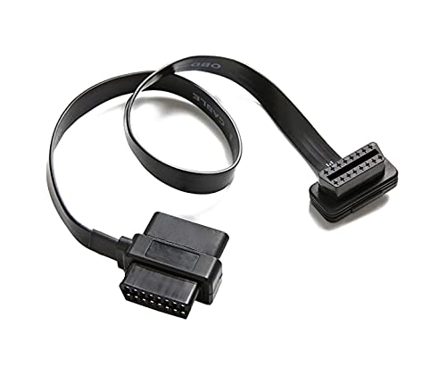 Goliton Connect Cable Compatible for OBD II OBD2 16 Pin Splitter Extension 1x Male and 2X Female Extension Cable