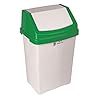 Robert Scott SBC50GN Swing Top Bin, 50 l, Groen