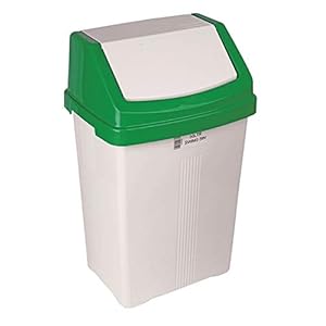 Robert Scott SBC50GN Swing Top Bin, 50 l, Groen