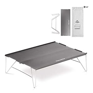 Tentock Draagbare campingtafel Ultralight klaptafel met aluminium tafelblad en draagtas voor picknick vissen strand…
