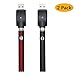 2 Pack Hemp Oil Charger Pen Slim Oil Premium Pen Variable Voltage 510 kit-Easy to Apply Remove and Change Styles