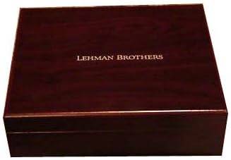 Lehman Brothers Desktop Cigar Humidor Collectable