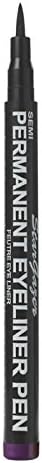 StargazerSemi-Permanent Vegan Eye Liner 5. Up To 24 Hour Strong Purple Water Proof Eye Liner In A Fine Line Pen.